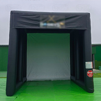 Tentes très demandées pour les fêtes, simulateurs de tentes gonflables entièrement équipés pour l'entraînement en extérieur avec écran de projection