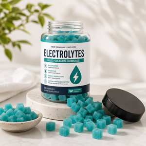 Bonbons Gélifiés Énergisants Naturels aux Plantes, Multivitamines et Électrolytes, 60 Unités, Complément Alimentaire pour Adultes, Fournisseur OEM ODM - Product Image 3