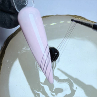 XGM NAILS Vente en gros Sans lingette Gel d'araignée universel transparent Logo personnalisé Vernis à ongles Peut mélanger avec du gel de couleur et des paillettes