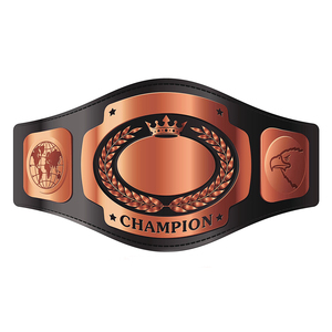 Cinturón de Campeonato VICS SPORTS, Diseño en Cuero Chapado en Oro, Logotipo del Campeón, Equipo de Entrenamiento de Artes Marciales, Unisex, Duradero - Product Image 6