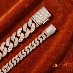 Rose Gold <b>Silver</b> Moissanite Hip Hop Bracelet Fashion Jewelry Floral Link Women <b>Men</b> Elegant Gifts Fine Jewelry New York City - Product Image 5
