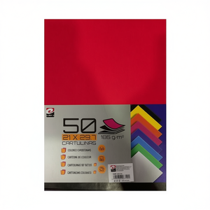 Cartulina Rojo <b>A4</b> Papel Craft En Color Rojo Intenso - Product Image 1