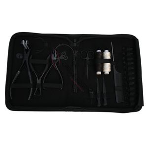 Kit de herramientas para extensiones de cabello: Gancho de tracción, 2 pinzas para extensiones de cinta, Peine de cola, Clips de separación, Agujas - Product Image 1