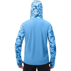 Haut de pêche performant pour homme avec protection solaire UPF 50+, manches longues, respirant, séchage rapide, léger, pour activités de plein air - Product Image 5