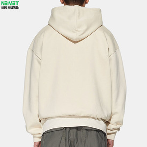 เสื้อฮู้ดดี้ผู้ชายไซส์ใหญ่ ผ้าฝ้าย 100% เฟรนช์เทอร์รี่ สวมใส่สบาย ทรงปกติ สำหรับฤดูหนาว สีตามสั่ง - Product Image 3