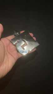 Pendentif bloc personnalisé K5 Iced Out avec grand anneau en argent plaqué or blanc, Moissanite, Bijou Hip Hop tendance - Product Image 4