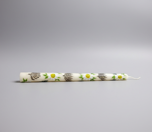 Bougie conique de 10 pouces, parfaite pour les brunchs printaniers, les fêtes de jardin ou pour ajouter une touche de nature à votre table. - Product Image 3