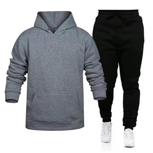 Service OEM, ensemble de jogging personnalisé surdimensionné, coupe régulière, 100% coton, séchage rapide, léger, streetwear, uni - Product Image 6