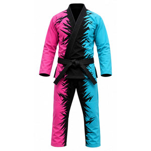 Durable Custom Brazilian Jiu Jitsu Gi Kimono MMA Uniform for Adults and Youth Judo Martial Arts Training Gear with Front Logo - Product Image 5