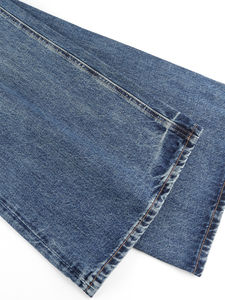 Jean en denim Yuanbofei pour femme, coupe décontractée, jambe large, taille haute, respirant, écologique, ajustement ample, couleur unie, haute qualité - Product Image 6