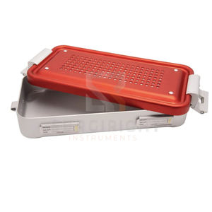 Caja de Esterilización de Acero Inoxidable de Alta Calidad, Contenedor de Almacenamiento para Esterilización de Instrumentos Quirúrgicos con Tapa, por Blush Surgical - Product Image 2