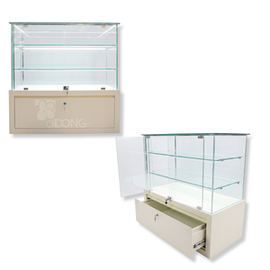 Estante de Exhibición de Vidrio para Supermercado con Iluminación LED para Cosméticos y Teléfonos, Estanterías para Tiendas Minoristas, Vietnam OEM ADONG A55 - Product Image 1