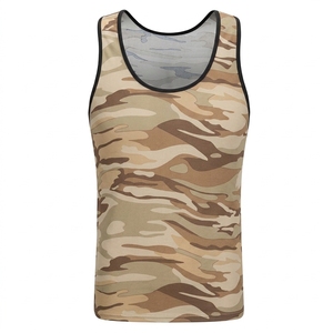Solid Casual Washed 100% Cotton Mens Gym Bodybuilding Fitness Tank Top Quick Dry <b>Vest</b> Sport <b>Stringer</b> Sleeveless T-Shirt - Product Image 2