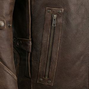 Veste de moto en cuir véritable pour homme de qualité supérieure, nouvelle arrivée, vestes de moto d'hiver, protections amovibles, personnalisables - Product Image 5