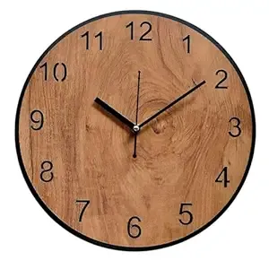 Stylish Handmade Wooden Wall <b>Clock</b> Eco-Friendly Modern Home Office Decor Natural Wood Designer By M/S SHAAD HANDICRAFTS - Product Image 5