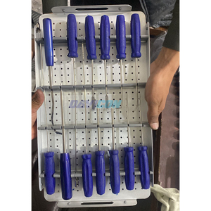 Kit d'instruments manuels en acier inoxydable pour la reconstruction complète des ligaments croisés (ACL+PCL) en médecine sportive – Chirurgie orthopédique - Product Image 3