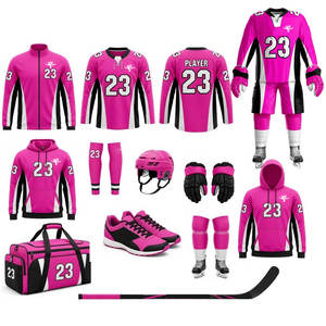 Packs d'uniformes de hockey sur glace à prix avantageux, les plus vendus, en tissu doux, design personnalisé, pour la vente en ligne - Product Image 1