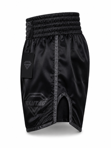 OXYTAG Men's Boxing Shorts Black Quick Dry Polyester Martial Arts Wear Regular Fit Front Logo Print Cheap Price OEM - Product Image 2