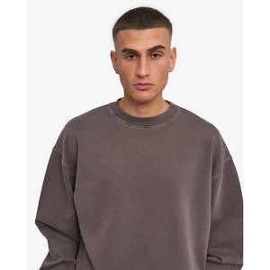 Wholesale Custom 3D Embossed Digital Pattern Men Winter Hoodie Oversized Casual Thick <b>Sweatshirt</b> - Product Image 4