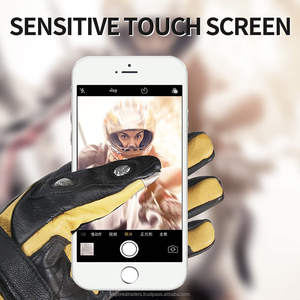 Gants de sécurité professionnels pour moto Gants de moto de course Gants d'équitation en cuir véritable de qualité supérieure pour la sécurité des motos - Product Image 6