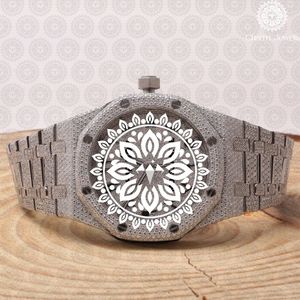 Charm Jewels Luxury Men's Stainless Steel Watch 42mm Rectangle Dial Analog Quartz Movement Sapphire Crystal Folding Clasp - Product Image 3