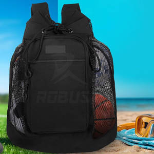 Sac à dos de football léger en polyester pour l'entraînement sportif avec compartiment pour ballon, intérieur spacieux, écologique - Product Image 3