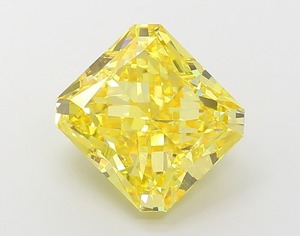 Diamant Jaune Vif Fantaisie Taille Radiant 7,04 Carats Pureté VS1 Polissage EX CVD Cultivé en Laboratoire Pierre Précieuse Libre Taille Spectaculaire Bijoux Jaunes - Product Image 1
