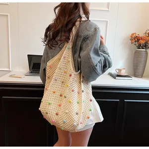 Bolso Tote de Cuero Genuino Tejido a Mano, Bolso de Compras de Moda para Mujer, Bolso de Hombro de Gran Capacidad, Diseño de Lujo, Tipo Cesta - Product Image 6