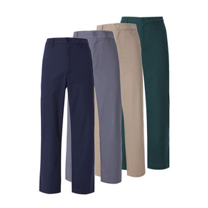 New Slim Fit <b>Mens</b> Pants Solid Color Trousers Golf Pants <b>Mens</b> <b>Stretch</b> Custom Quick Dry Golf Trousers for <b>Men</b> - Product Image 2