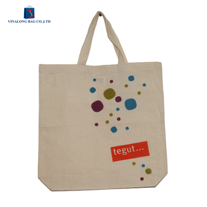 Wholesale Cotton Tote Bag Reusable Eco Friendly Shopping Bag OEM Custom Logo Long Rope Handle Zipper Closure Bulk Orders - Product Image 4
