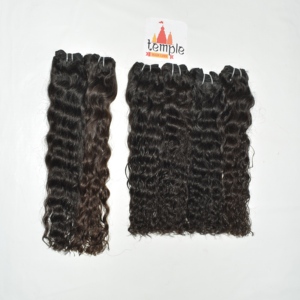Extensiones de Cabello Humano Remy Indio, Tono Oscuro Natural, Cutículas Alineadas, Trama Doble Cosida, Encaje Completo Premium - Product Image 4