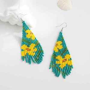 Pendientes Elegantes Hechos a Mano con Cuentas, Joyería de Moda para Mujer a Bajo Precio - Product Image 3