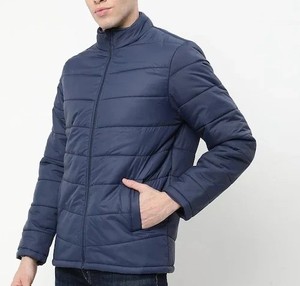 Veste d'hiver matelassée légère pour homme, col montant, vente en gros, fournisseur OEM de vestes d'hiver personnalisées - Product Image 2