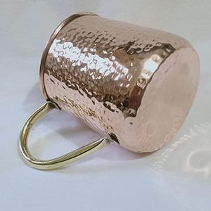 Elegant Copper Moscow Mule <b>Mugs</b> With Durable Construction Ideal For Refreshing Drinks At Kitchen Bar And Events - Product Image 5