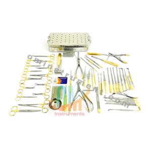 VENTE FLASH Ensemble d'instruments de rhinoplastie allemands de qualité supérieure 82 pièces Acier inoxydable de qualité médicale Réutilisable Autoclave Approuvé CE ISO | - Product Image 2