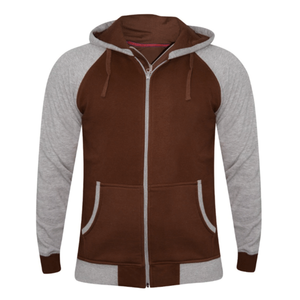 Sweat à capuche zippé gris haut de gamme personnalisé pour homme, en molleton de coton, coupe classique, manches décontractées, motif uni, séchage rapide, écologique - Product Image 4