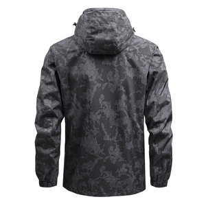 Chaqueta Cortavientos Impermeable con Capucha Personalizada OEM, Ligera para Hombre - Product Image 2
