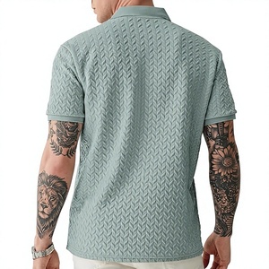 เสื้อยืดคอกลมสำหรับผู้ชายผ้าฝ้ายระบายอากาศตัดขอบสีตัดกันขนาดพิเศษเป็นมิตรต่อสิ่งแวดล้อม - Product Image 2