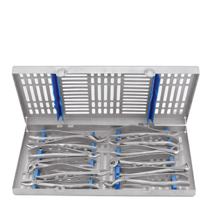 Ensemble de forceps d'extraction dentaire en acier inoxydable, pinces d'extraction orthodontiques, instrument manuel de classe I, argent - Product Image 3