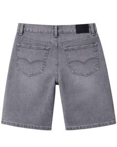 Shorts en jean gris personnalisés pour hommes, coupe classique, décontractés, pour l'été, streetwear, usage quotidien - Product Image 3