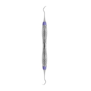 เครื่องมือขูดหินปูนแบบใช้มือทำจากสแตนเลสเกรดพรีเมียม 13/14 Columbia University Curette ด้ามจับออกแบบตามหลักสรีรศาสตร์ ได้รับการรับรองมาตรฐาน CE ใช้ซ้ำได้ - Product Image 1