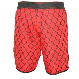 Men's Summer Lightweight MMA Gym Shorts Side Pockets Breathable Quick Dry Canvas High Quality <b>Lace</b> Print Pattern <b>Elastic</b> Waist - Product Image 2