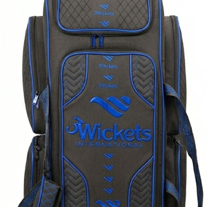 Heavy Duty Cricket Kit Bag Spacious Sports Gear <b>Backpack</b> with Bat Holder Shoe Compartment and <b>Wheels</b> - Product Image 3
