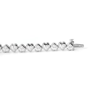Pulsera de Cadena con Diamantes de Moissanita de Lujo, Plata de Ley 925, Joyería Elegante para Mujer, Regalo de Moda - Product Image 6