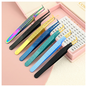 Premium fiber tip Lash Extension Tweezers Eyelash Beauty Tools Eyelash Tweezer Lash Technician Tools Eyelash Extension Tweezer - Product Image 1