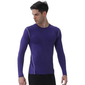 Camiseta de gimnasia de compresión de manga larga para hombre 2025, capa Base de entrenamiento atlético para entrenamiento físico - Product Image 3