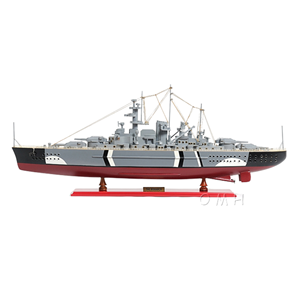 Maqueta de Barco Bismarck Hecha a Mano, Decoración Náutica para Hotel, Oficina, Hogar y Regalo - Contacto para Venta al por Mayor - Product Image 1