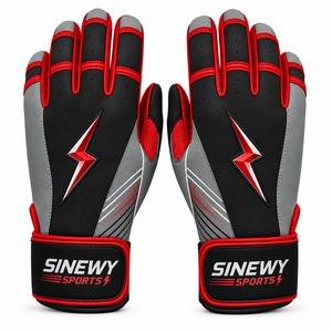 Gants de frappe SINEWY noirs et verts en cuir PU respirant avec support de poignet et fermeture auto-agrippante unisexe pour adulte, entraînement et compétition, droit/gauche - Product Image 6