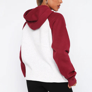 Sweat-shirts et hoodies décontractés pour femmes, surdimensionnés, à bas prix, noirs, unis, respirants, personnalisés, 100% coton - Product Image 4