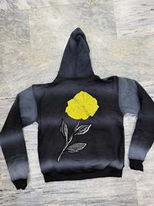 Sudadera con Capucha y Cremallera para Hombre, Estampado 1906, Sublimación, Corte Regular, Estilo Casual, Poliéster Negro, Felpa Francesa, Ropa de Otoño - Product Image 4